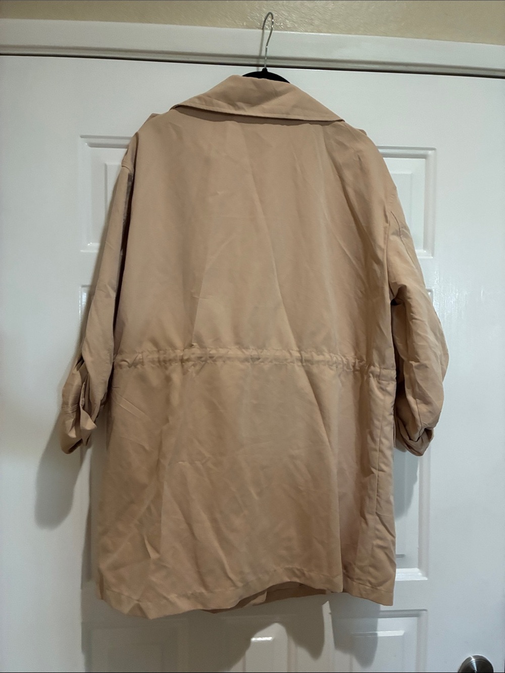 Love Tree Beige lightweight Drawstring  Jacket - Picture 4 of 4
